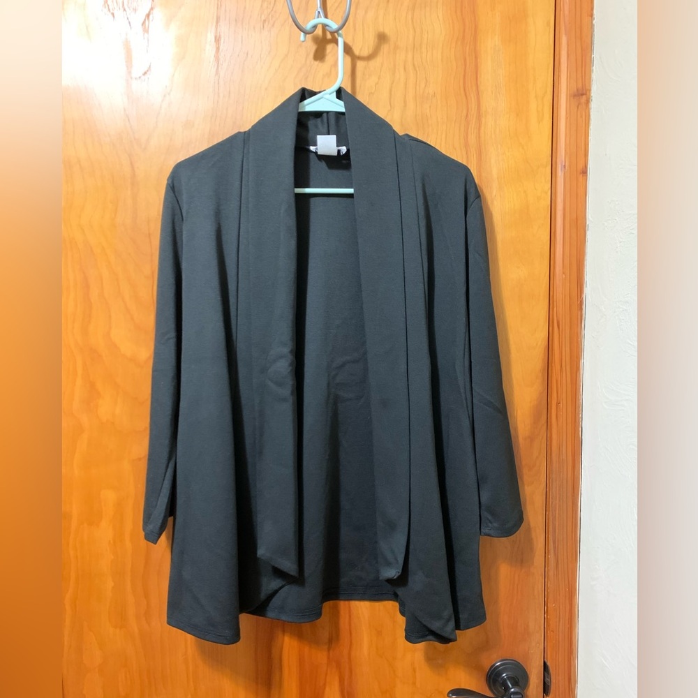 ZigZagStripe Black Blazer - Large